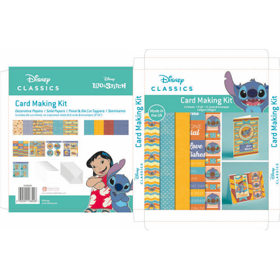 Afbeelding van Lilo and Stitch Card Making Kit Makes 8 Cards