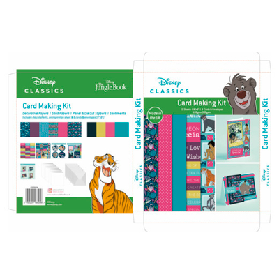 Afbeelding van The Jungle Book Card Making Kit Makes 8 Cards