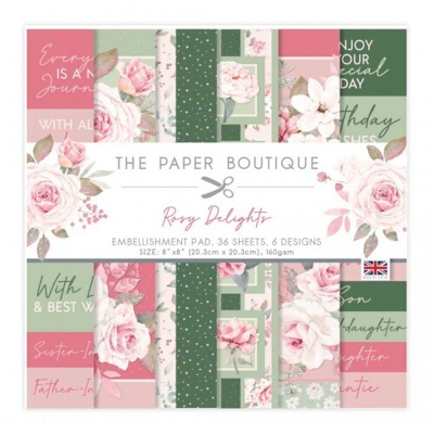 Abbildung von The Paper Boutique Rosy delights embellishments pad