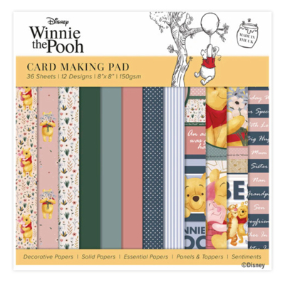 Afbeelding van the Winnie Pooh Card Making 8x8 Pad