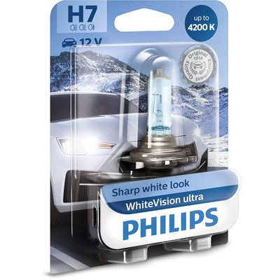 Afbeelding van Philips H7 Halogeen lamp 12V PX26d WhiteVision Ultra