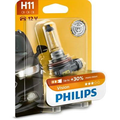 Afbeelding van Philips H11 Vision 55W 12V 12362PRB1 Autolamp