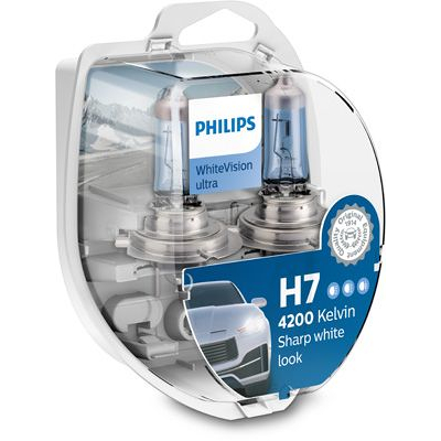 Afbeelding van Philips 12972WVUSM WhiteVision ultra H7 2st.