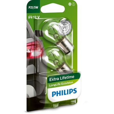 Afbeelding van Philips 12499LLECOB2 P21/5W EcoVision 5W blister