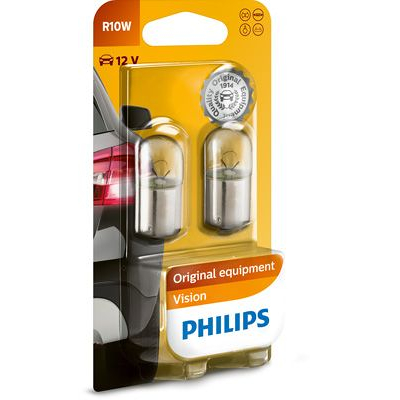 Afbeelding van Philips R10W Halogeen lamp 12V BA15s Standard
