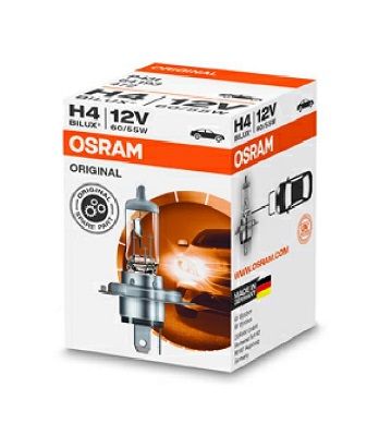 Afbeelding van Osram H4 Original Line 12V Halogeen Lamp P43t