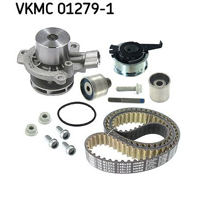 Afbeelding van SKF Distributieriem kit inclusief waterpomp VKMC 01279 1