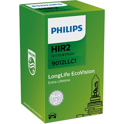 Afbeelding van Philips HIR2 Halogeen lamp 12V PX22d Longlife EcoVision
