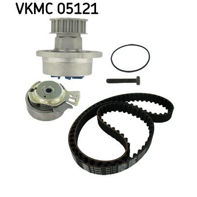 Afbeelding van Skf Distributieriem kit incl.waterpomp VKMC 05121