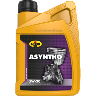 Afbeelding van Kroon Oil Asyntho 5W 30 Motorolie 1 Liter Geel Overige Brandstoffen