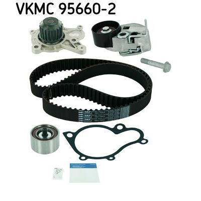 Afbeelding van Skf Distributieriem kit incl.waterpomp VKMC 95660 2