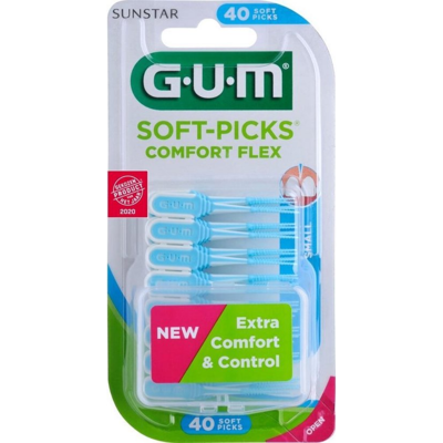 Afbeelding van GUM Soft Picks Comfort Flex Small Ragers 40 Stuks