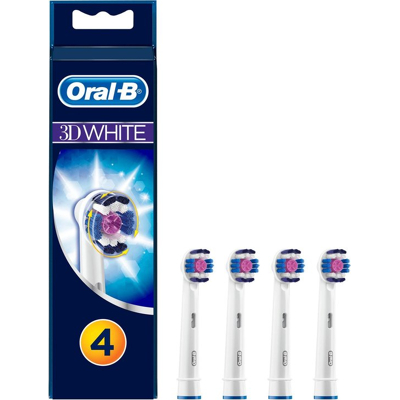 Afbeelding van Oral B 3D White Opzetborstels 4 Stuks