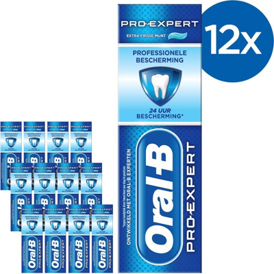 Afbeelding van Oral B Pro Expert Professionele Bescherming Tandpasta Voordeelverpakking 12x75 ml