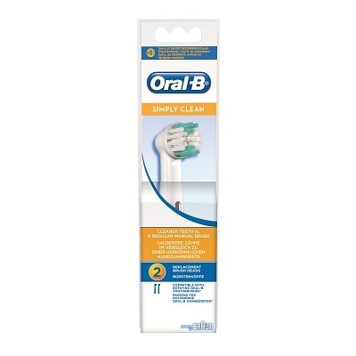 Afbeelding van Oral B Opzetborstels Simply Clean EB17B 2 Stuks