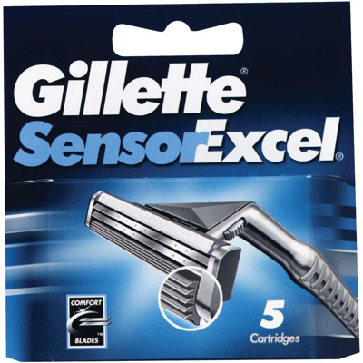 Afbeelding van Gillette Sensor Excel Scheermesjes 5 Stuks