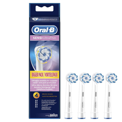 Afbeelding van Oral B Sensi UltraThin Opzetborstels 4 Stuks