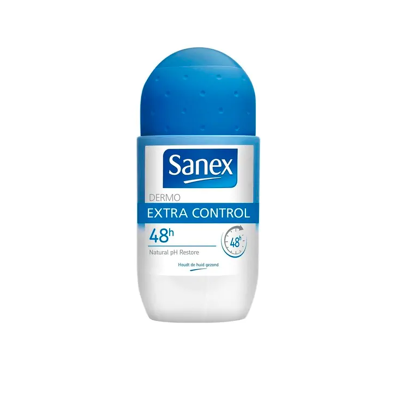 Afbeelding van Sanex Dermo Extra Control 48H Deodorant roller 50ml