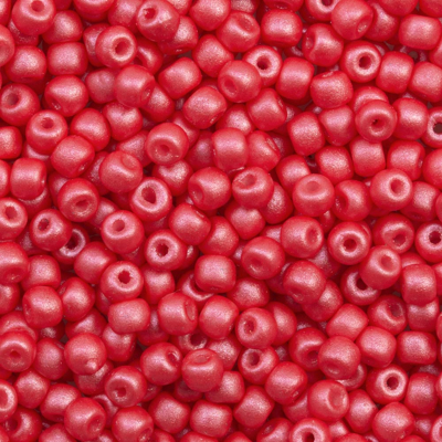 Image de Rocailles Tchèques (4 mm) Teaberry Pearlshine (15 grammes)