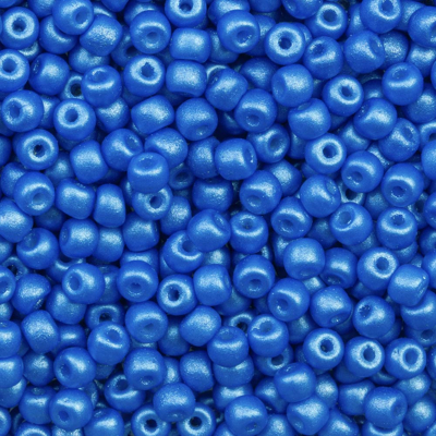 Image de Rocailles Tchèques (4 mm) Classic Blue Pearlshine (15 grammes)