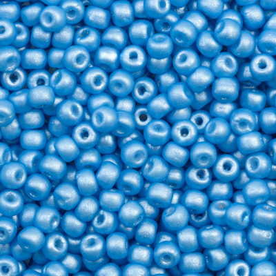Afbeelding van DQ Rocailles (4 mm) Ibiza Blue Pearlshine Mat (15 Gram)