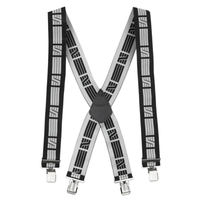 Afbeelding van Snickers Workwear 9050 Elastische bretels Wit/Zwart