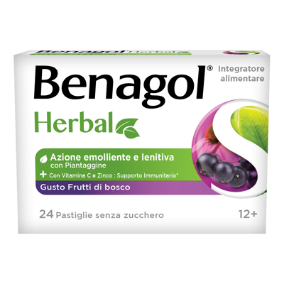 Immagine di Benagol herbal frut bos 24past