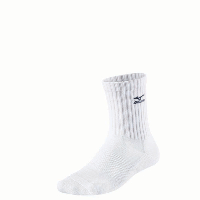 Image de Mizuno Volleyball Socks Medium Blanc/Marine Femme/Homme Taille S