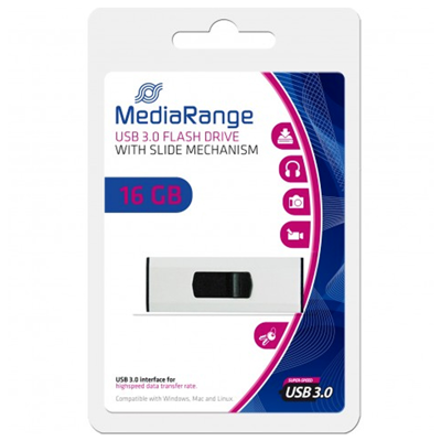 Afbeelding van MediaRange USB 3.0 Flash Drive, 16 GB