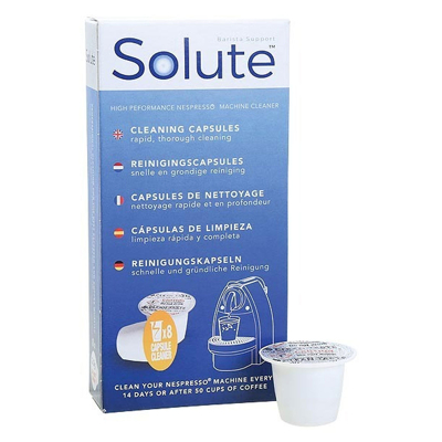 Afbeelding van Solute Reinigingscapsules voor Nespresso compatible koffiemachines Koffiemachine onderhoud/reinigen