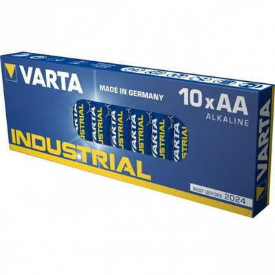 Afbeelding van Varta Industrial AA batterijen 10 pack LR6, Mignon, MN1500