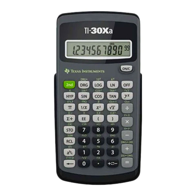 Afbeelding van Texas Instruments TI 30XA wetenschappelijke rekenmachine
