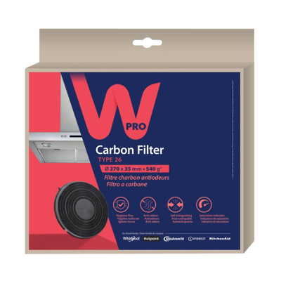 Image of Whirlpool Indesit 484000008789 carbon filter extractor hood C00385608 charcoal filter. type 26