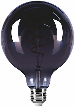 Bild av Filament LED lampa, G125, Smoky, 0,6W, E27, 230V, Dim, MB