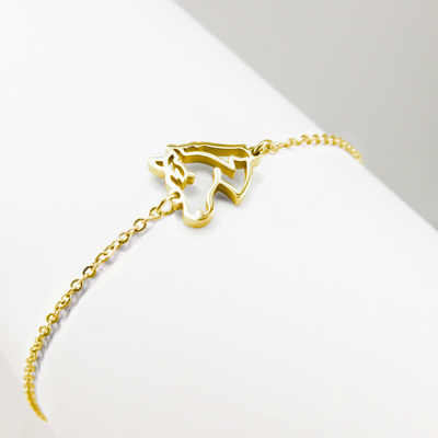 Abbildung von Ponytail&amp;Co Armband Pferd Gold 13+5cm