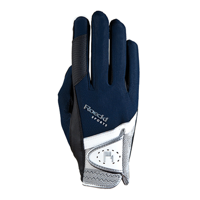 Afbeelding van Roeckl Madrid handschoenen voor dames of herensex donkerblauw maat:9