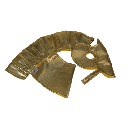 Afbeelding van By astrup harnas voor stokpaard goud