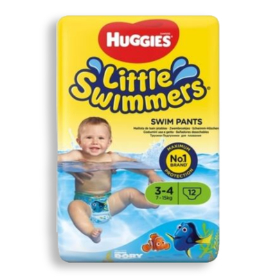 Afbeelding van Huggies Little swimmers 3 4 7 15 kg 12 stuks