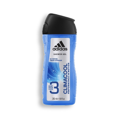 Afbeelding van Adidas Douche Men 3 in 1 Climacool 250 ml.