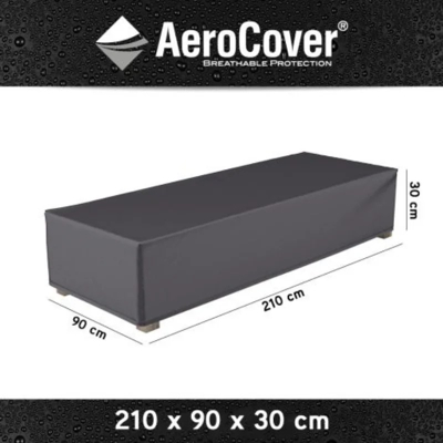 Afbeelding van Loungebedhoes AeroCover Anthracite (210 x 90 30 cm)