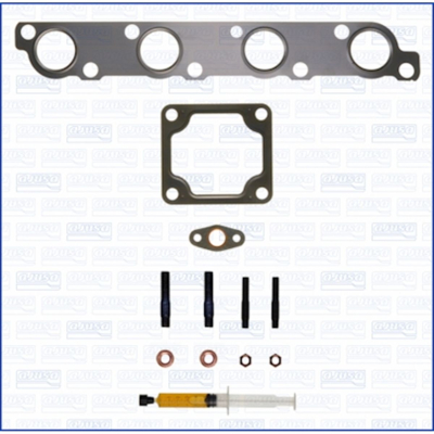 Imagem de AJUSA JTC11554 Kit de montagem, turbocompressor with studs, syringe oil com juntas instruções montagem