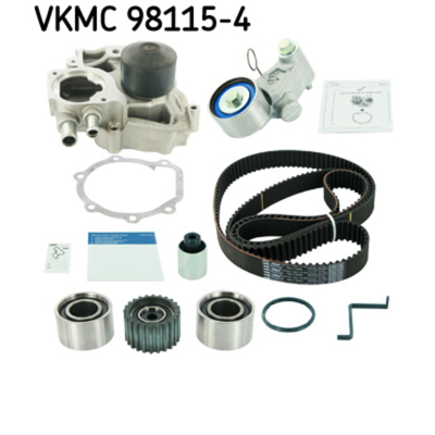 Afbeelding van Skf Distributieriem kit incl.waterpomp VKMC 98115 4