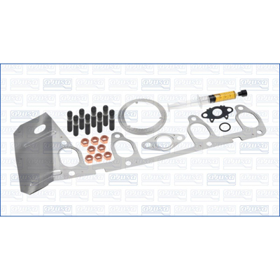 Imagem de AJUSA JTC11482 Kit de montagem, turbocompressor with studs, syringe oil com juntas instruções montagem VOLKSWAGEN: Golf 5
