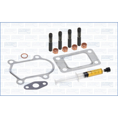 Imagem de AJUSA JTC11346 Kit de montagem, turbocompressor with studs, syringe oil com juntas instruções montagem IVECO: DAILY 3
