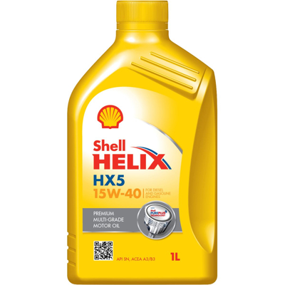 Imagen de Shell Helix HX5 15W 40 1L Aceite de motor 550046277 VOLKSWAGEN: Golf 4, 5, Polo IV Hatchback, MERCEDES BENZ: SL Cabrio, Clase C Berlina