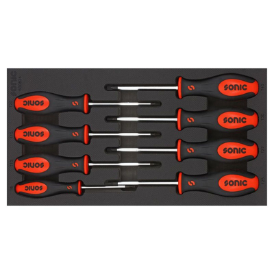 Abbildung von SONIC 600824 Werkzeugmodul 8 T9, T10, T15, T20, T25, T27, T30, T40 Chrom Vanadium Stahl Torx