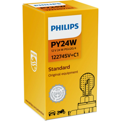 Immagine di PHILIPS SilverVision 12274SV+C1 Lampade argento 12 24 PY24W ABARTH: 500 / 595 695 Hatchback, BMW: 3 Sedan, Touring, Coupe, RENAULT: Clio 4