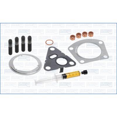 Imagem de AJUSA JTC11488 Kit de montagem, turbocompressor with studs, syringe oil com juntas instruções montagem