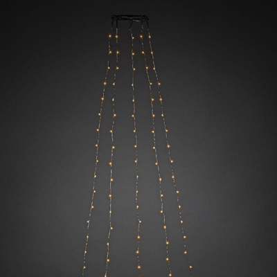 Afbeelding van Lichtmantel led kerstverlichting binnen 300 lampjes 3 meter ex