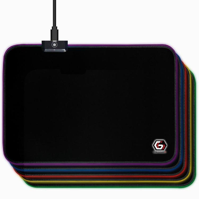 Afbeelding van Gaming muismat Gembird 250 x 350 mm (RGB, Antislip)